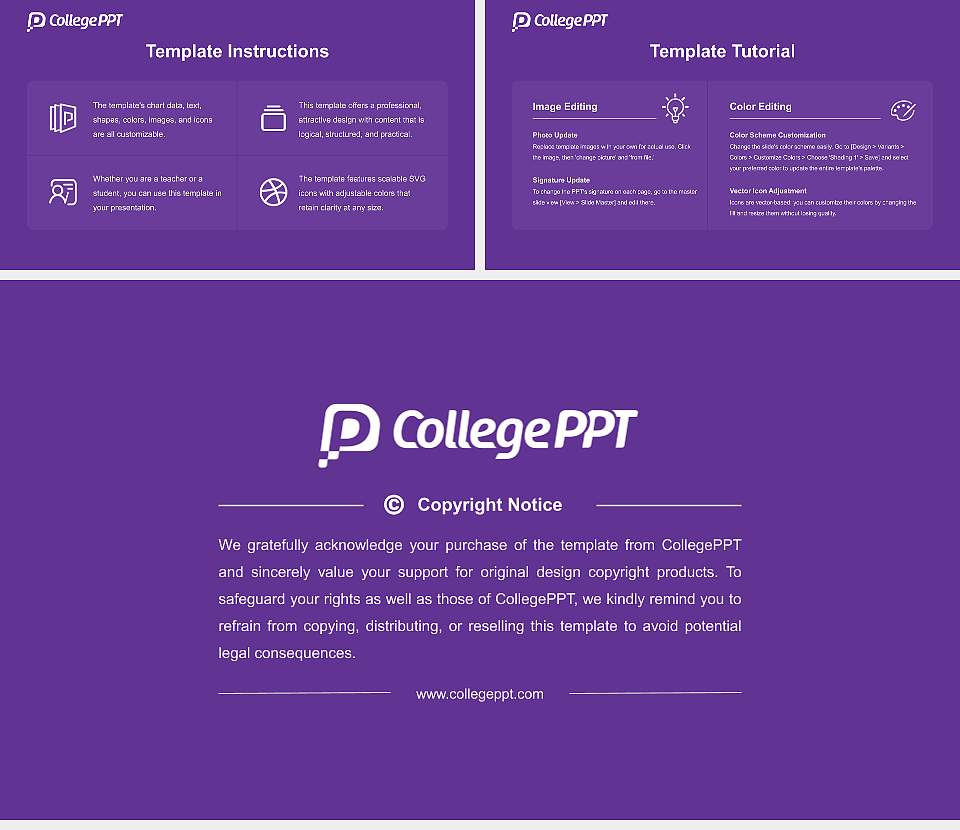 University of Bridgeport Course/Courseware Creation PPT Template16:9 ratio PPT effect preview image5