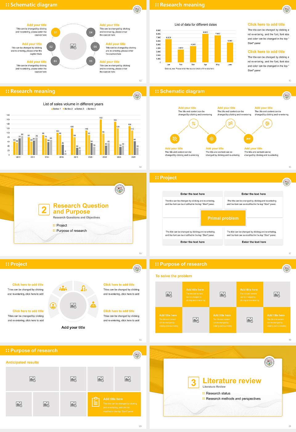 University of Fort Lauderdale Graduation Thesis Defense PPT Template16:9 ratio PPT effect preview image3