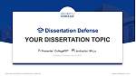 University of Dubuque학위 논문 방어PPT 템플릿