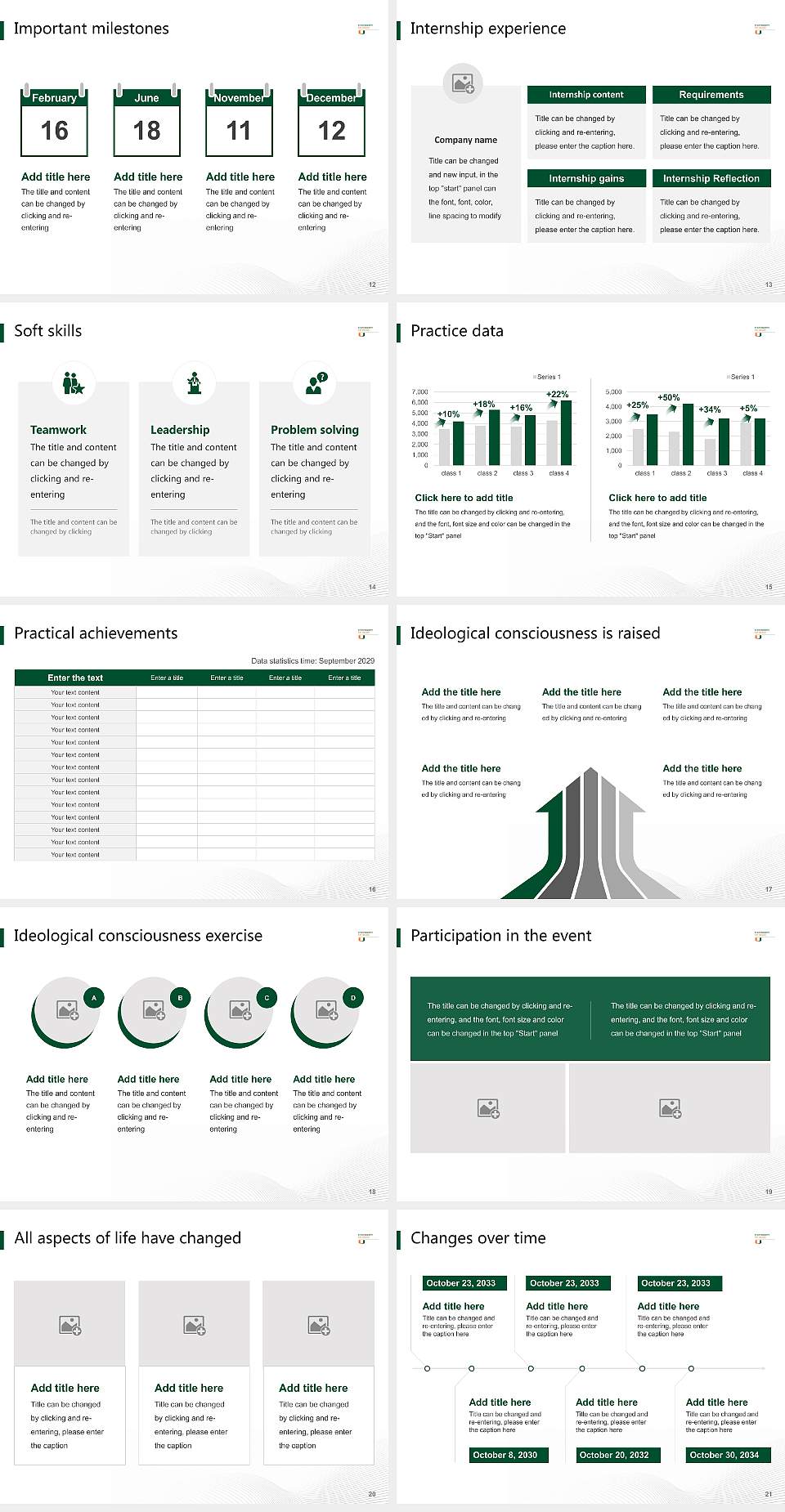University of Miami National Scholarship Defense PPT Template4:3 ratio PPT effect preview image3