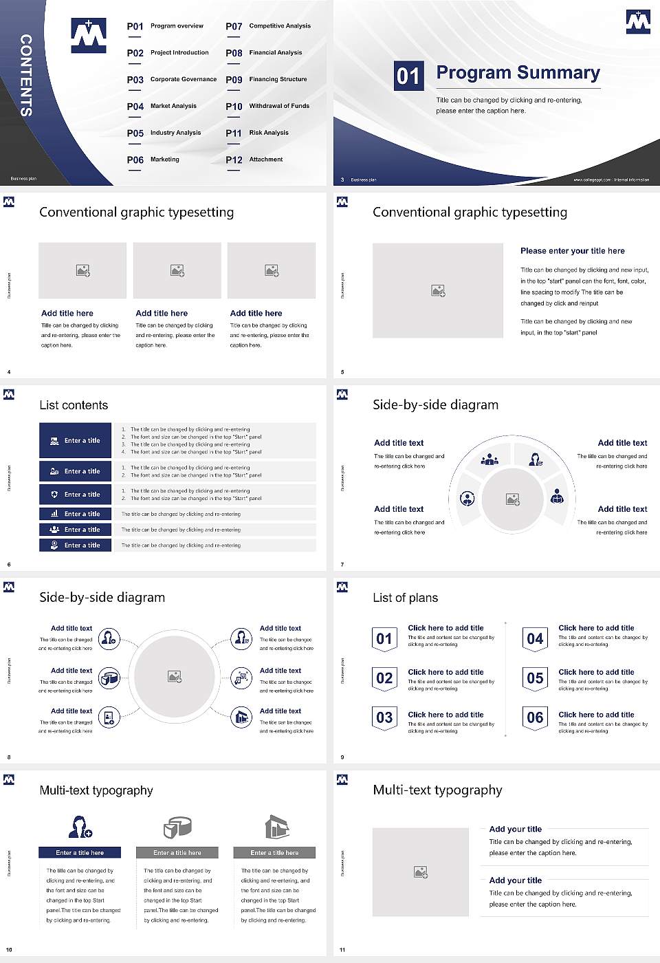University of Mary Competition/Entrepreneurship Contest PPT Template16:9 ratio PPT effect preview image2