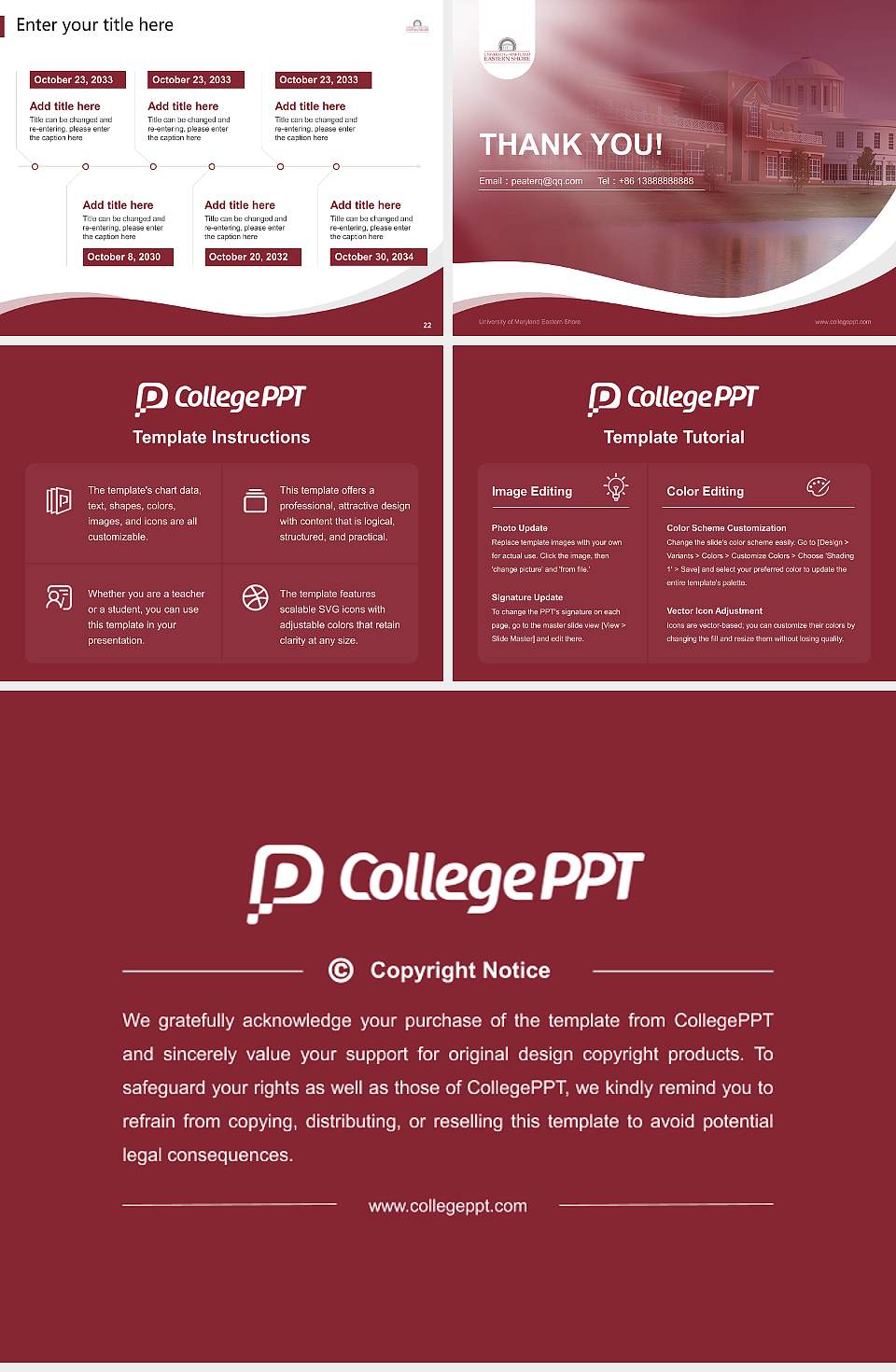 University of Maryland Eastern Shore Lecture Sharing and Networking Event PPT Template4:3 ratio PPT effect preview image4
