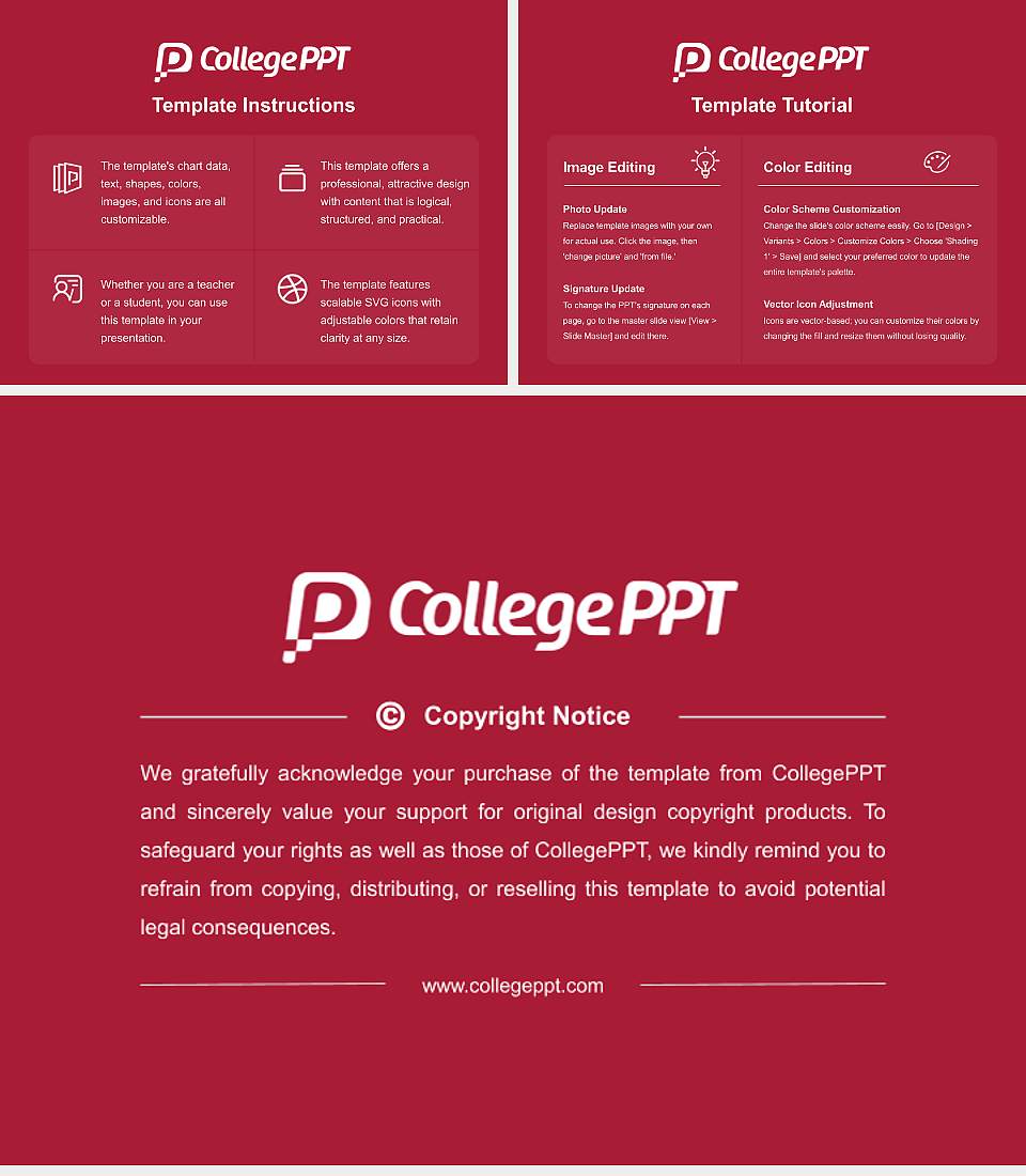 University of Indianapolis Academic Presentation/Research Findings Report PPT Template4:3 ratio PPT effect preview image5