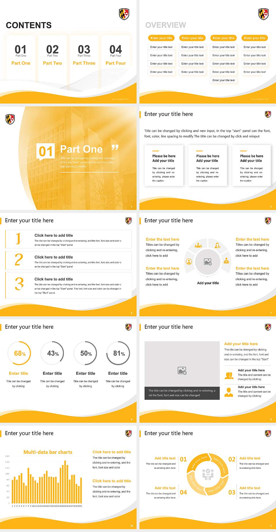 University of Maryland-Baltimore County Lecture Sharing and Networking Event PPT Template4:3 ratio PPT effect preview image2