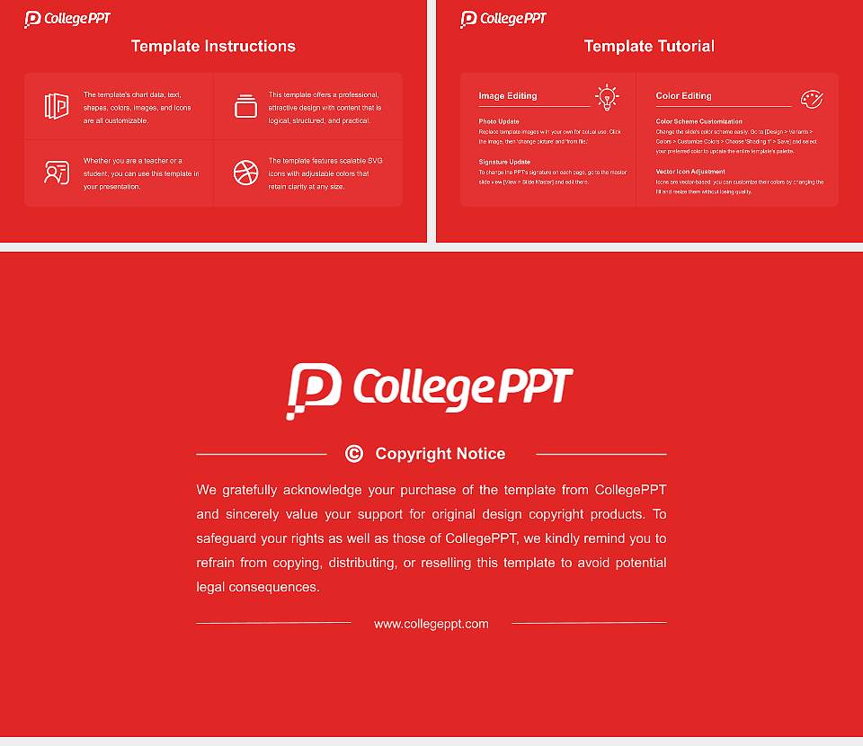 University of Houston-Victoria Course/Courseware Creation PPT Template16:9 ratio PPT effect preview image5