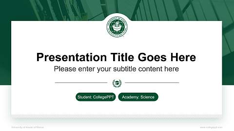 University of Hawaii at Manoa National Scholarship Defense PPT Template