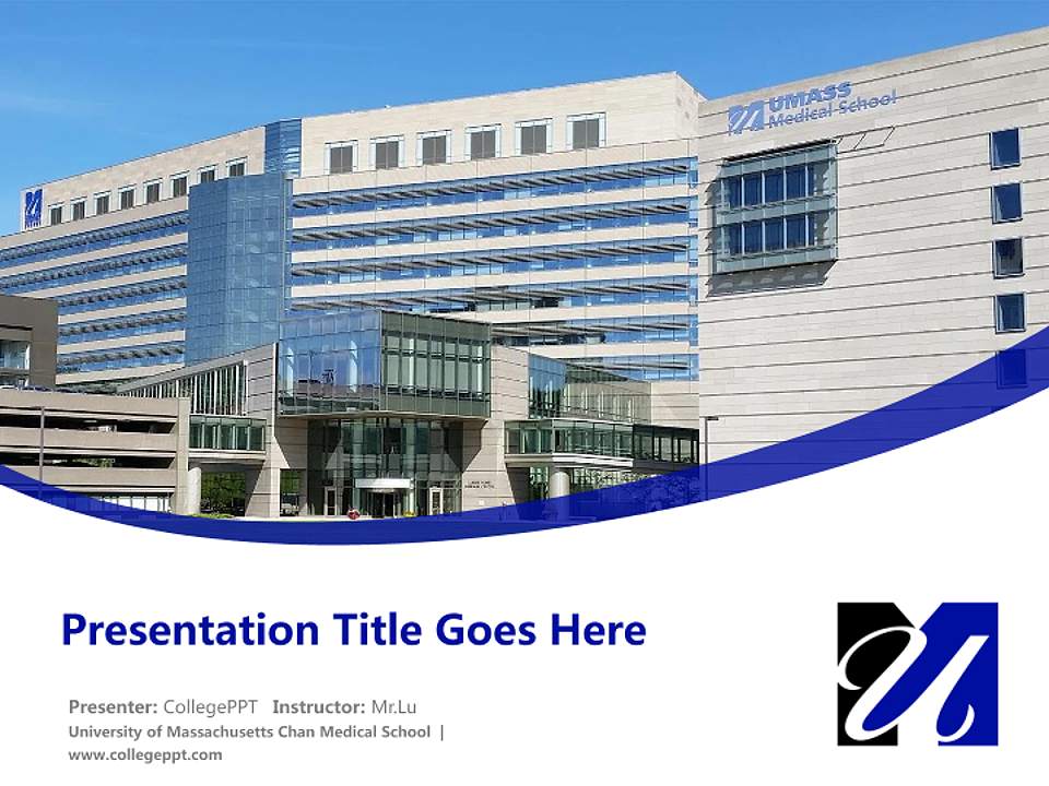 University of Massachusetts Chan Medical School Course/Courseware Creation PPT Template4:3 ratio PPT effect preview image5