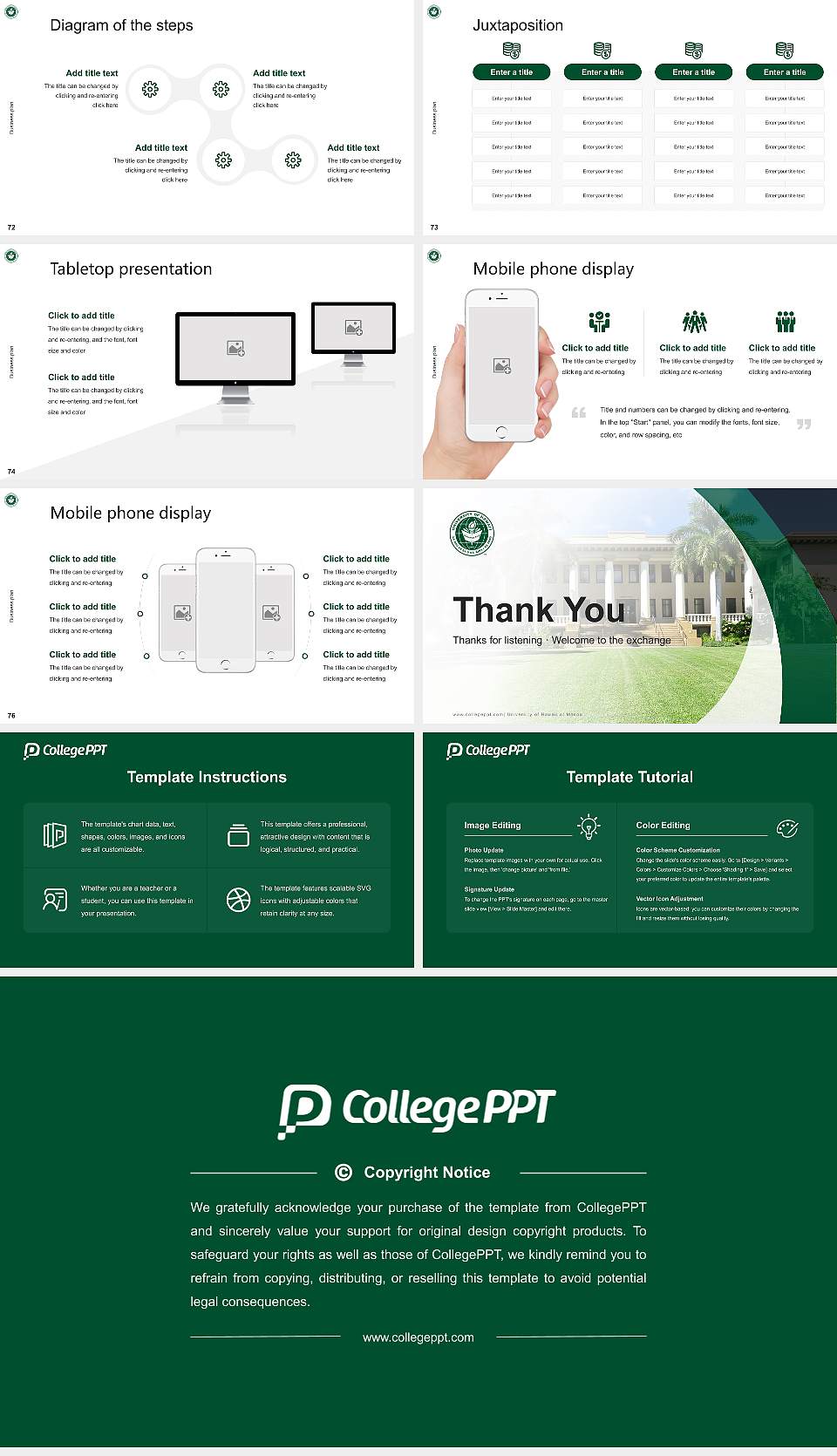 University of Hawaii at Manoa Competition/Entrepreneurship Contest PPT Template16:9 ratio PPT effect preview image9