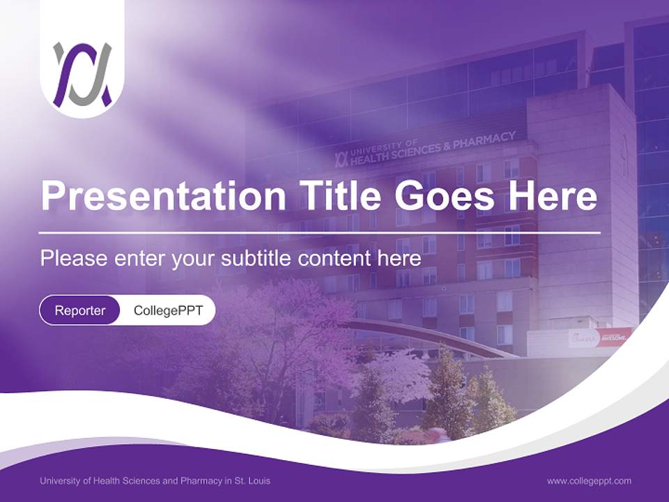University of Health Sciences and Pharmacy in St. Louis Lecture Sharing and Networking Event PPT Template4:3 ratio PPT effect preview image4