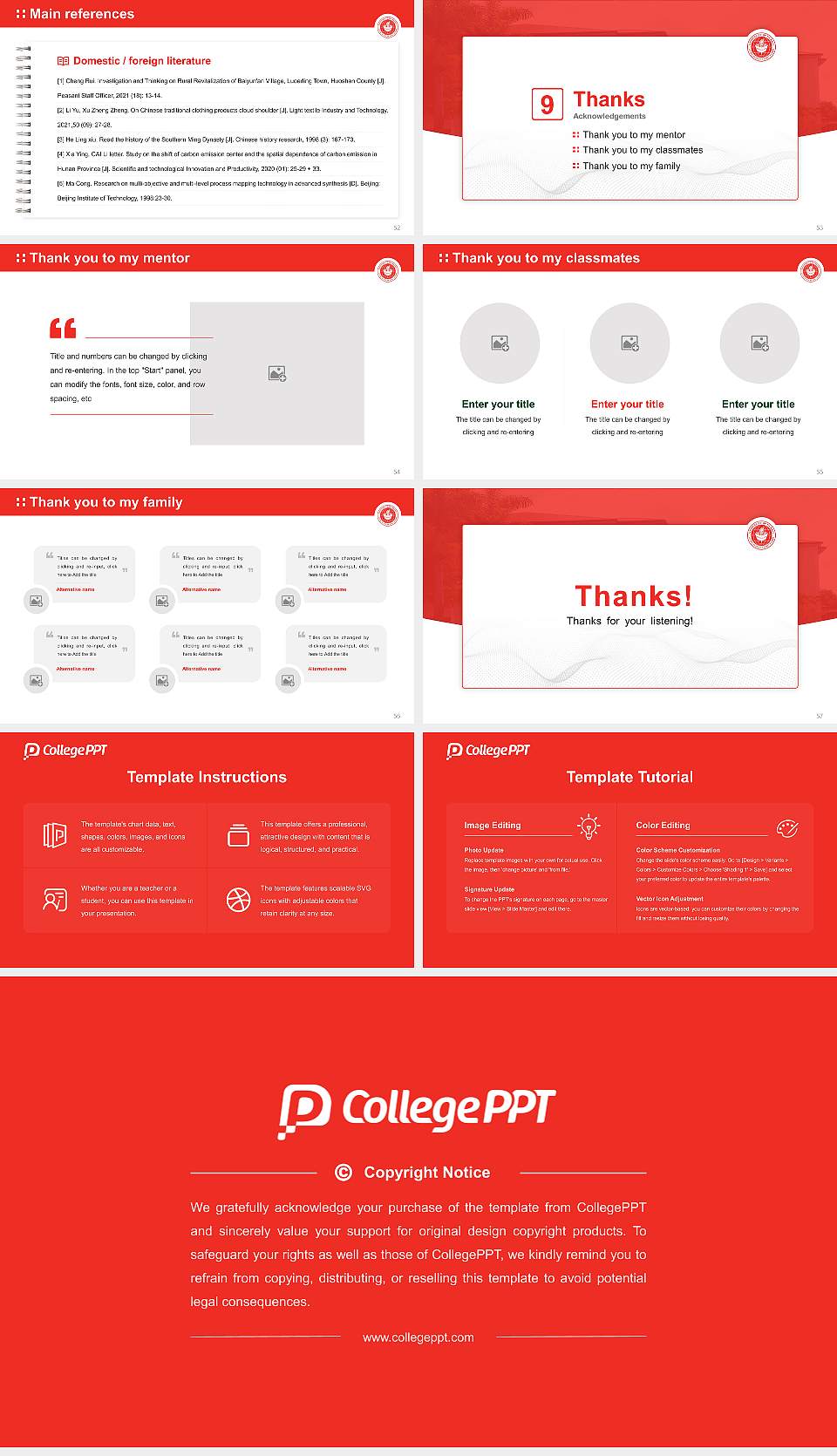 University of Hawaii at Hilo Graduation Thesis Defense PPT Template16:9 ratio PPT effect preview image7