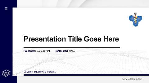 University of East-West Medicine Thesis Proposal/Graduation Defense PPT Template