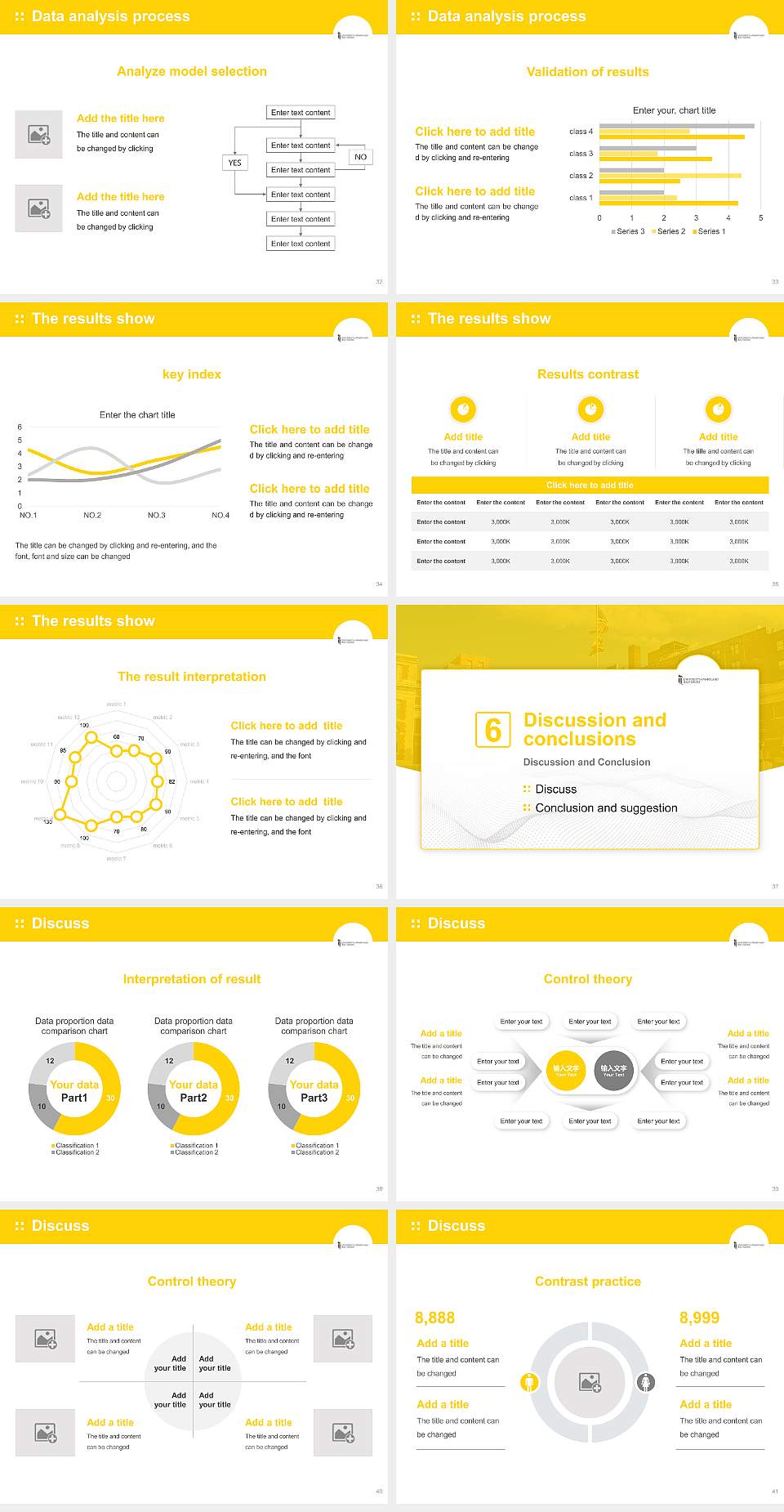 University of Maryland, Baltimore Graduation Thesis Defense PPT Template4:3 ratio PPT effect preview image5