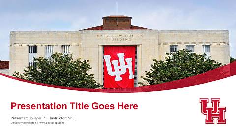 University of Houston Course/Courseware Creation PPT Template