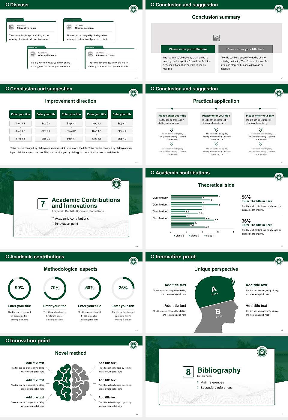 University of Hawaii at Manoa Graduation Thesis Defense PPT Template16:9 ratio PPT effect preview image6