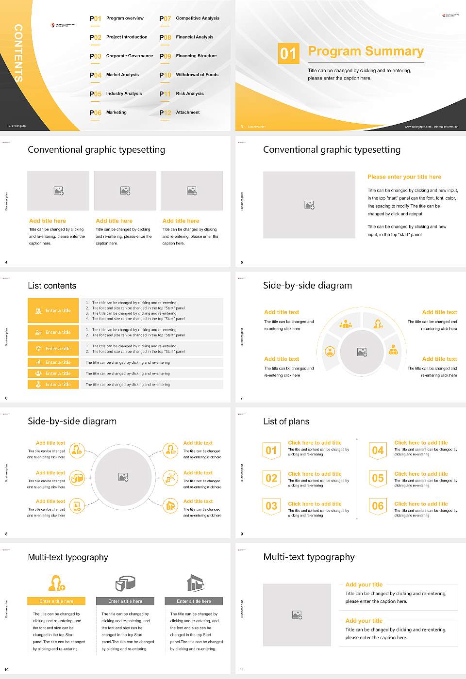 University of Maryland Global Campus Competition/Entrepreneurship Contest PPT Template16:9 ratio PPT effect preview image2