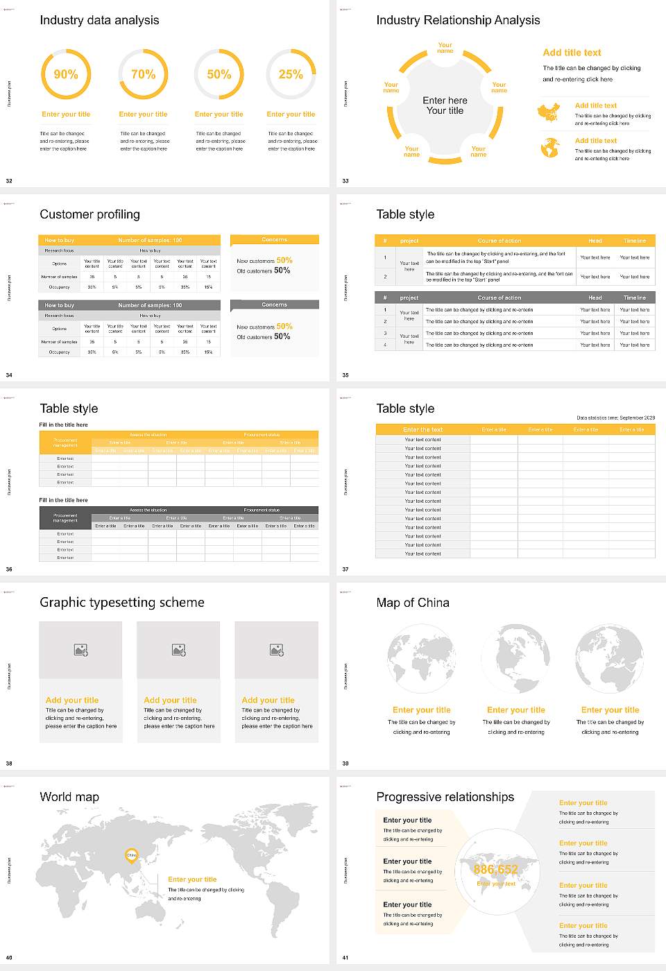 University of Maryland Global Campus Competition/Entrepreneurship Contest PPT Template16:9 ratio PPT effect preview image5