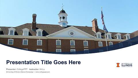 University of Illinois Urbana-Champaign Course/Courseware Creation PPT Template