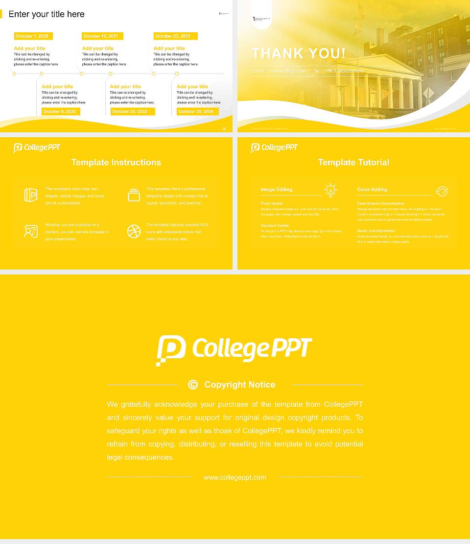 University of Maryland, Baltimore Lecture Sharing and Networking Event PPT Template16:9 ratio PPT effect preview image4