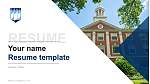 University of Maine Resume PPT Template