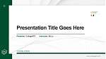 University of Miami Thesis Proposal/Graduation Defense PPT Template