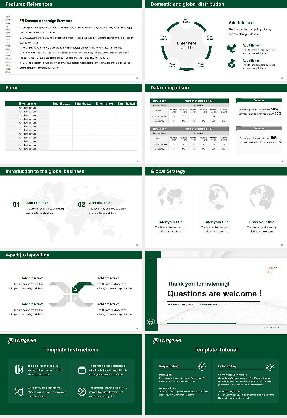 University of Miami Thesis Proposal/Graduation Defense PPT Template16:9 ratio PPT effect preview image4