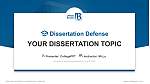 University of Massachusetts-Boston Pertahanan Tesis Templat PPT