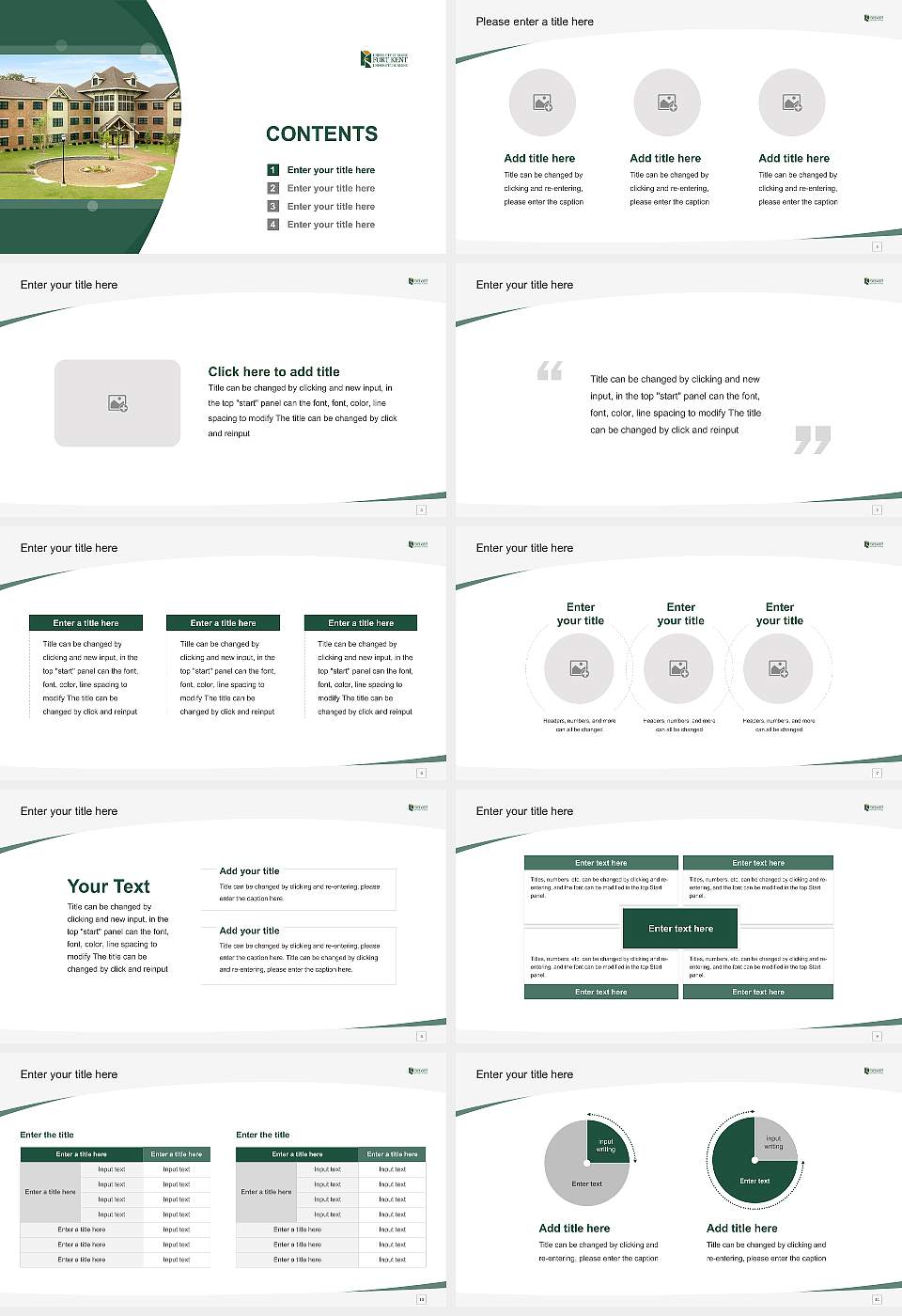 University of Maine at Fort Kent Course/Courseware Creation PPT Template16:9 ratio PPT effect preview image2