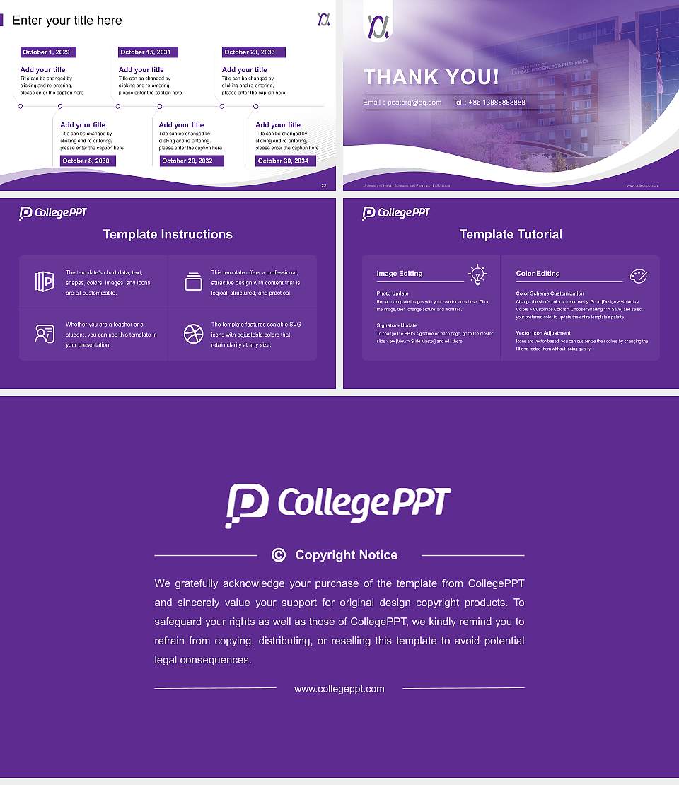University of Health Sciences and Pharmacy in St. Louis Lecture Sharing and Networking Event PPT Template16:9 ratio PPT effect preview image4