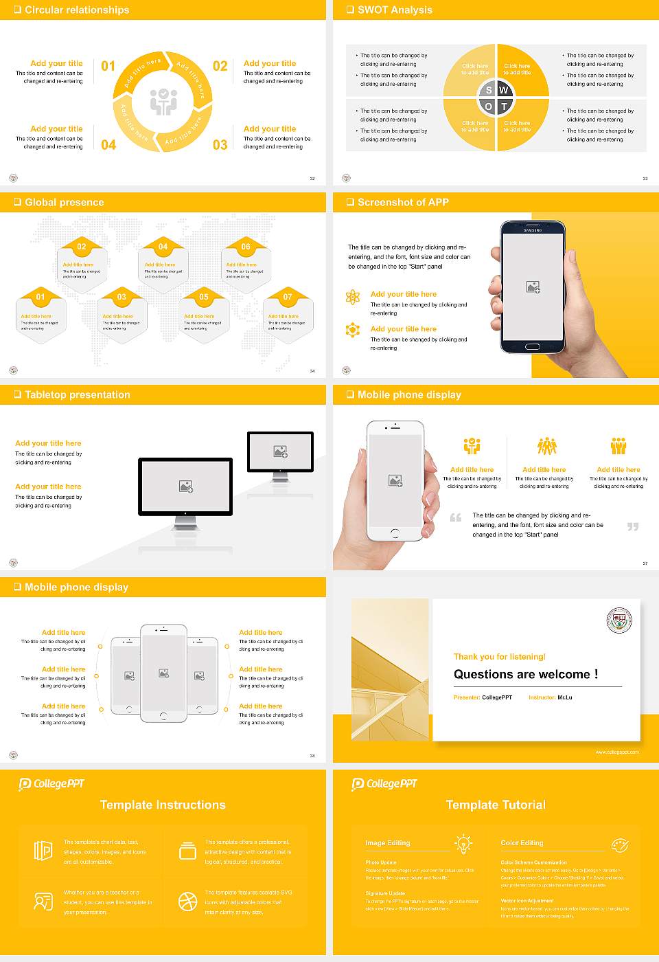 University of Fort Lauderdale General Purpose PPT Template16:9 ratio PPT effect preview image5