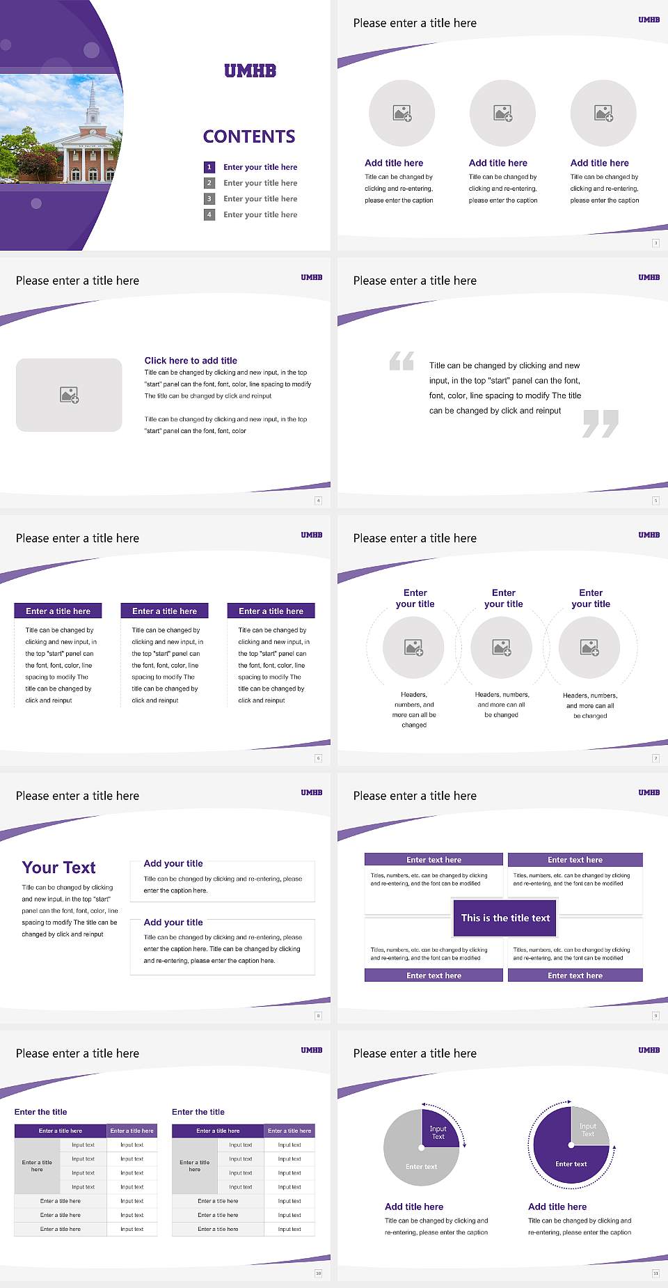 University of Mary Hardin-Baylor Course/Courseware Creation PPT Template4:3 ratio PPT effect preview image2
