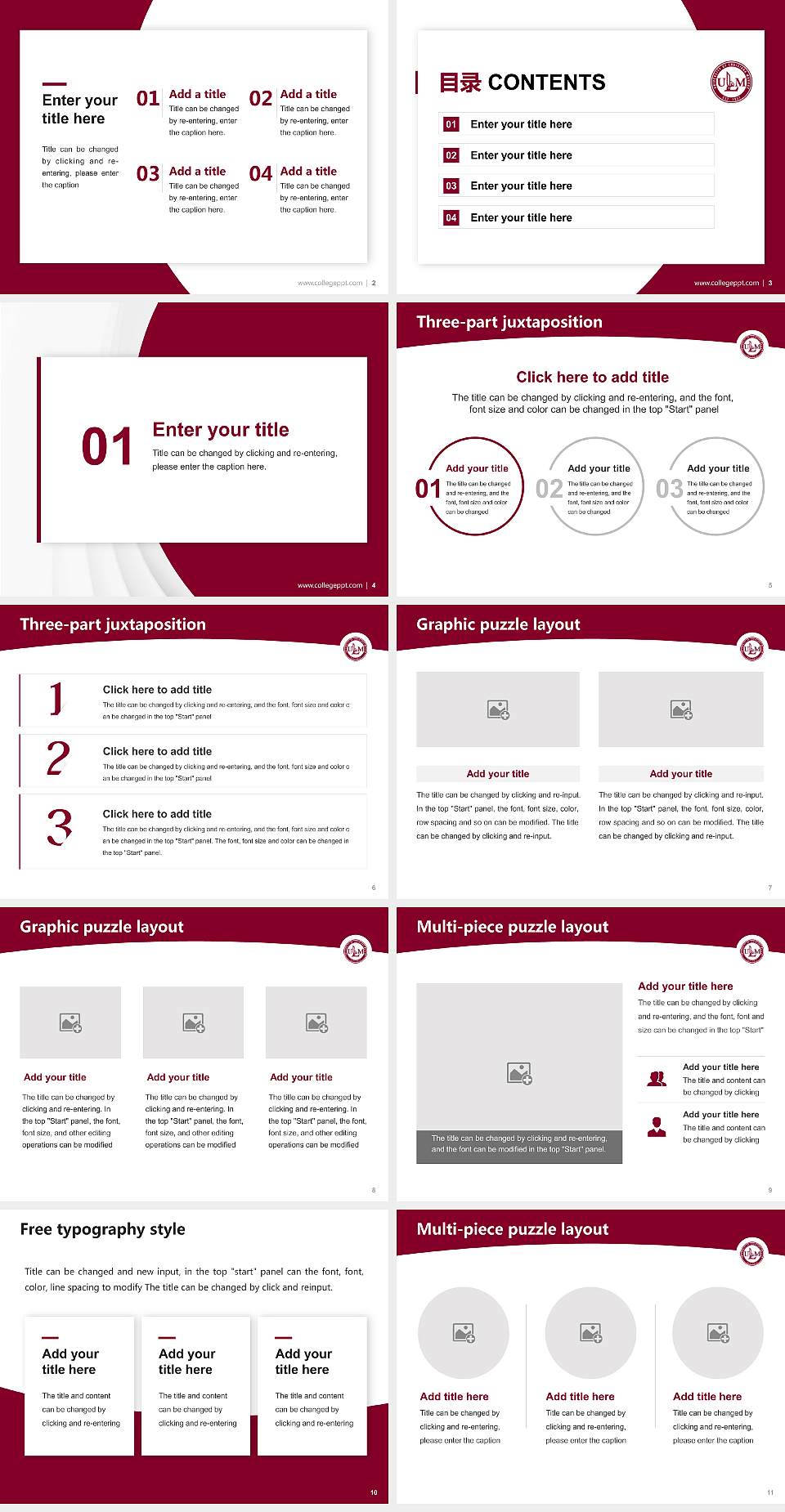 University of Louisiana at Monroe Academic Presentation/Research Findings Report PPT Template4:3 ratio PPT effect preview image2
