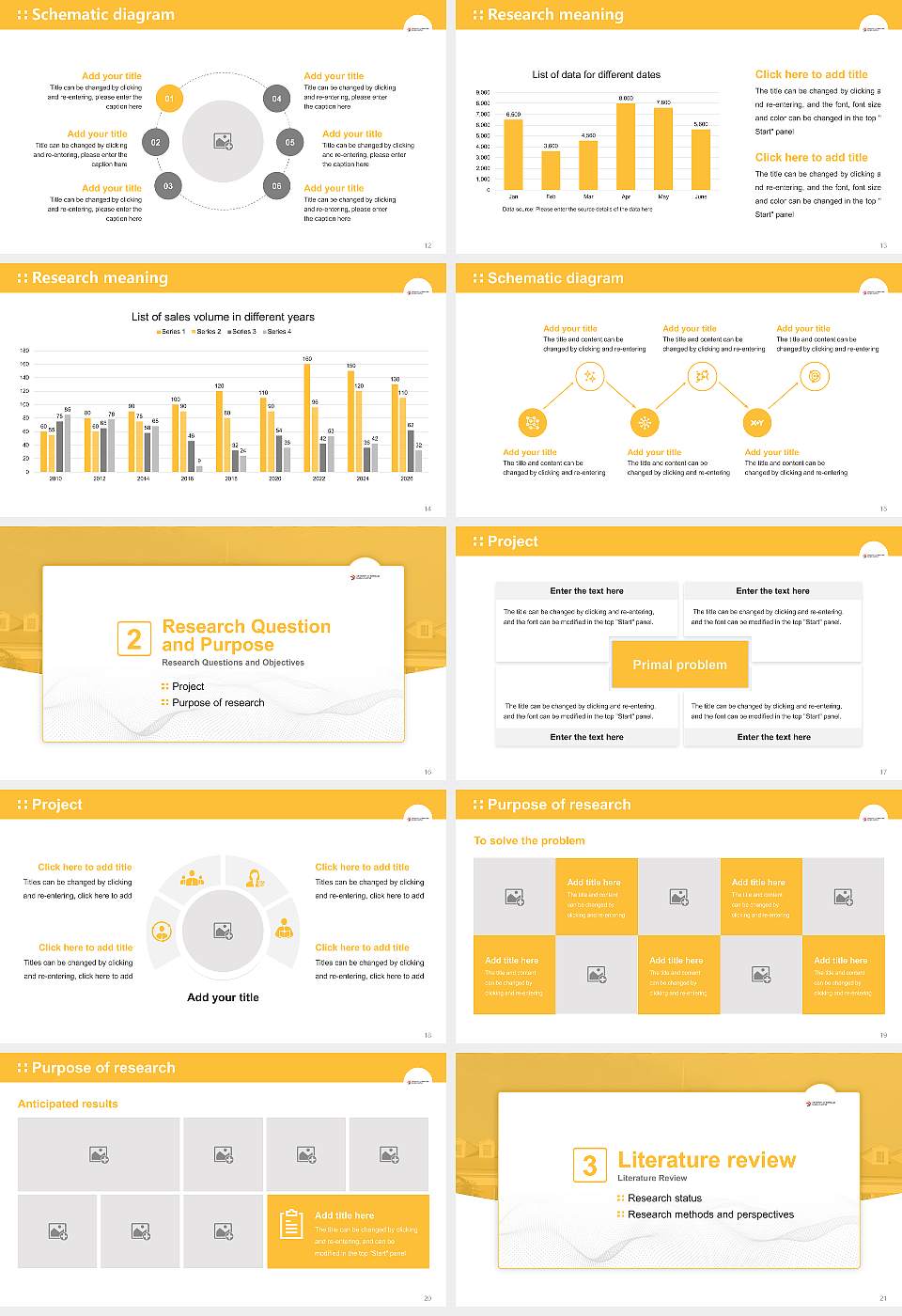 University of Maryland Global Campus Graduation Thesis Defense PPT Template16:9 ratio PPT effect preview image3