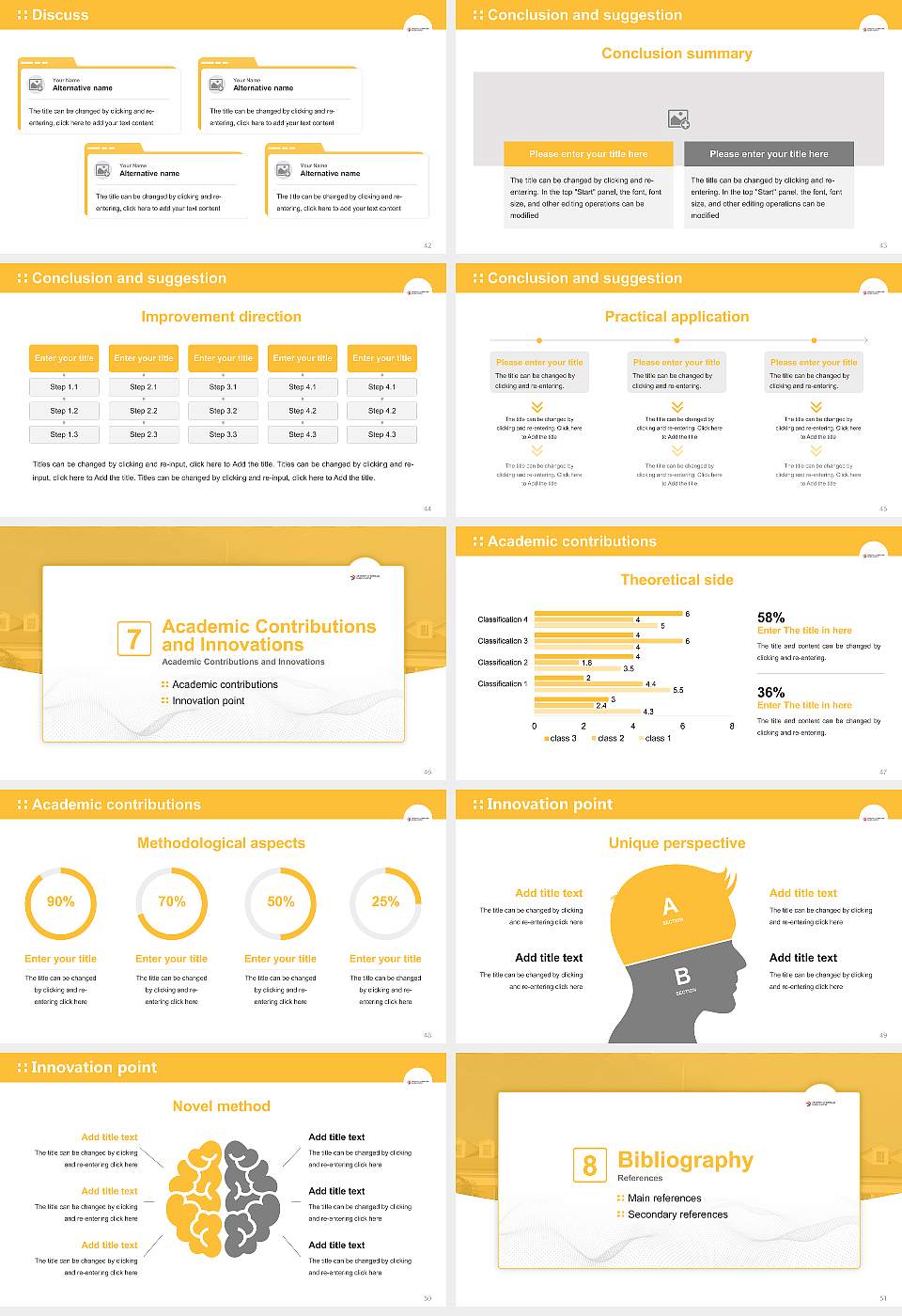 University of Maryland Global Campus Graduation Thesis Defense PPT Template16:9 ratio PPT effect preview image6