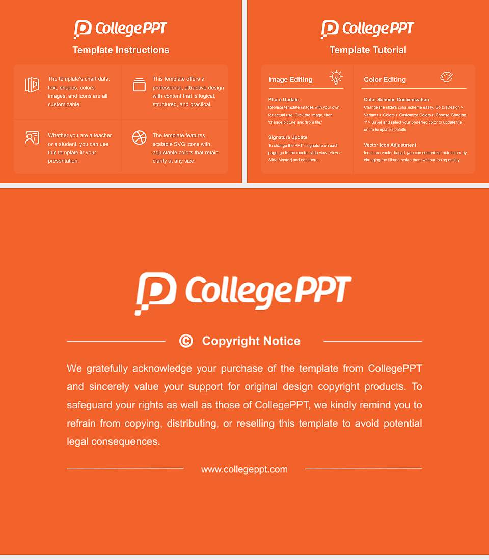 University of Jamestown Course/Courseware Creation PPT Template4:3 ratio PPT effect preview image5