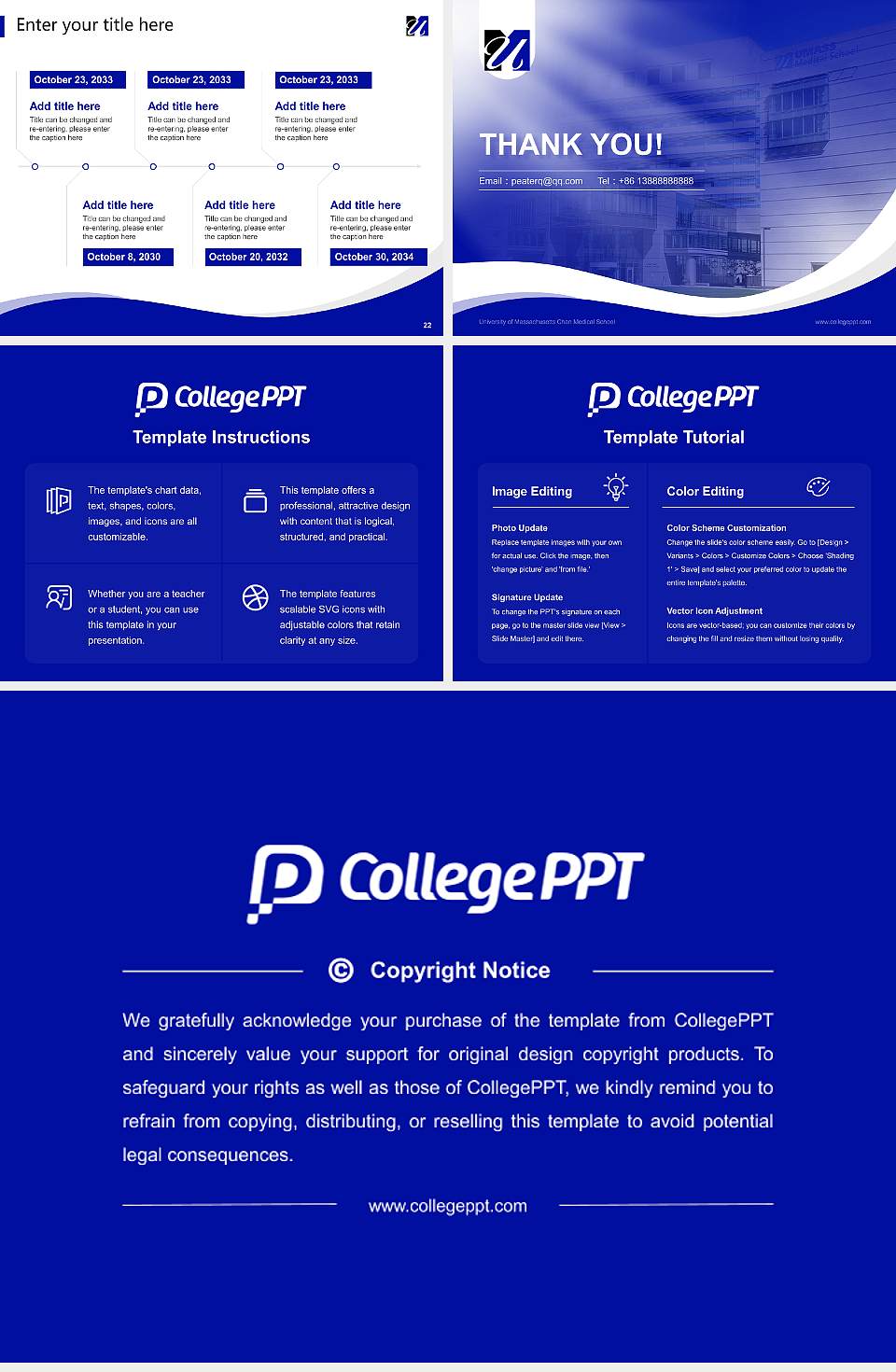 University of Massachusetts Chan Medical School Lecture Sharing and Networking Event PPT Template4:3 ratio PPT effect preview image4