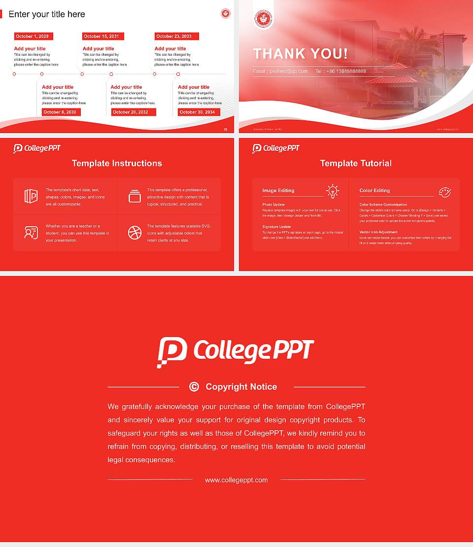 University of Hawaii at Hilo Lecture Sharing and Networking Event PPT Template16:9 ratio PPT effect preview image4