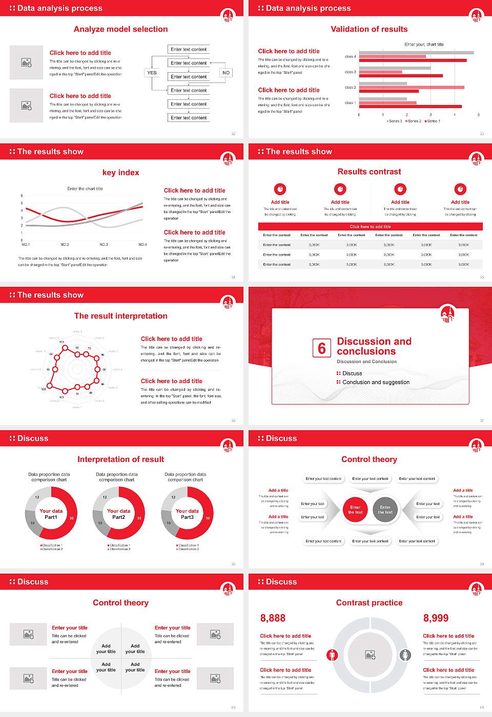 University of Lynchburg Graduation Thesis Defense PPT Template16:9 ratio PPT effect preview image5