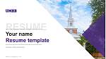 University of Mary Hardin-Baylor Resume Templat PPT
