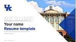 University of Kentucky Resume Templat PPT