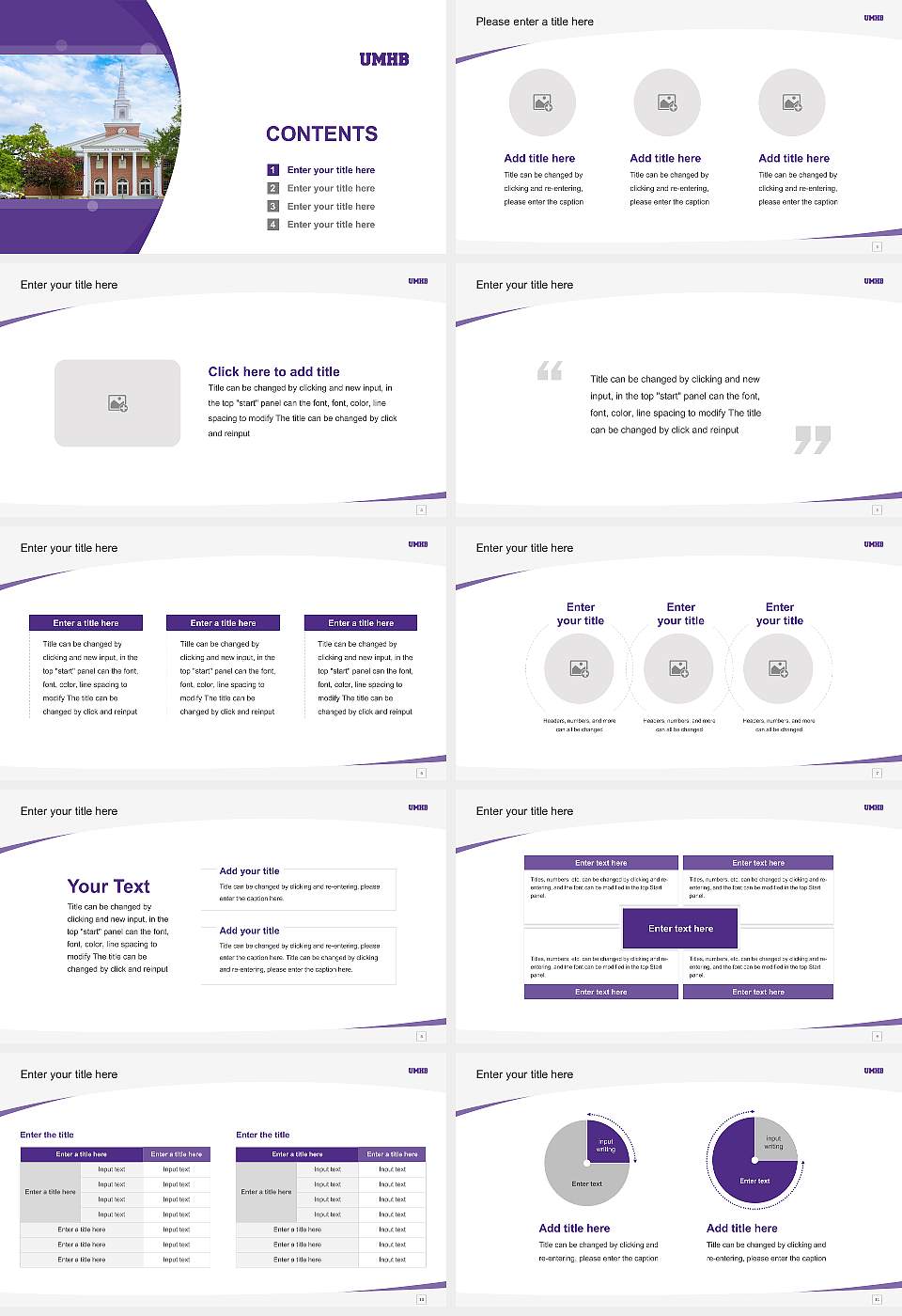 University of Mary Hardin-Baylor Course/Courseware Creation PPT Template16:9 ratio PPT effect preview image2