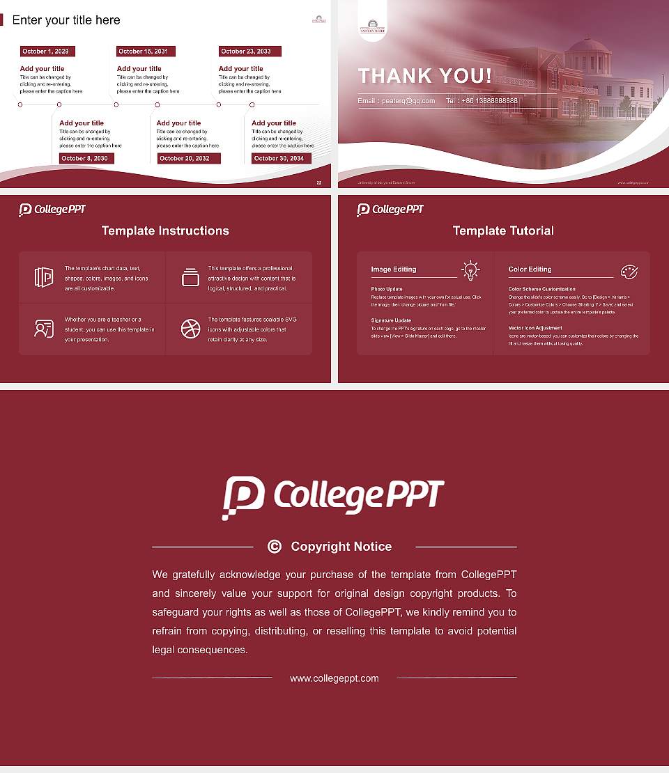 University of Maryland Eastern Shore Lecture Sharing and Networking Event PPT Template16:9 ratio PPT effect preview image4