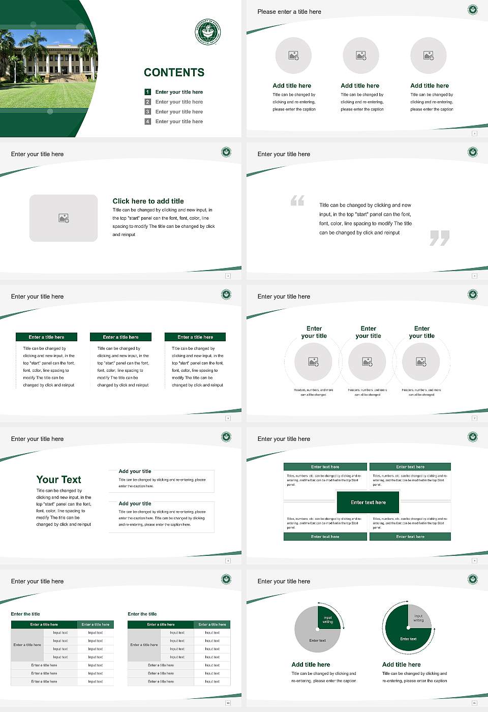University of Hawaii at Manoa Course/Courseware Creation PPT Template16:9 ratio PPT effect preview image2