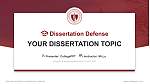 University of Massachusetts-Amherst Graduation Thesis Defense PPT Template