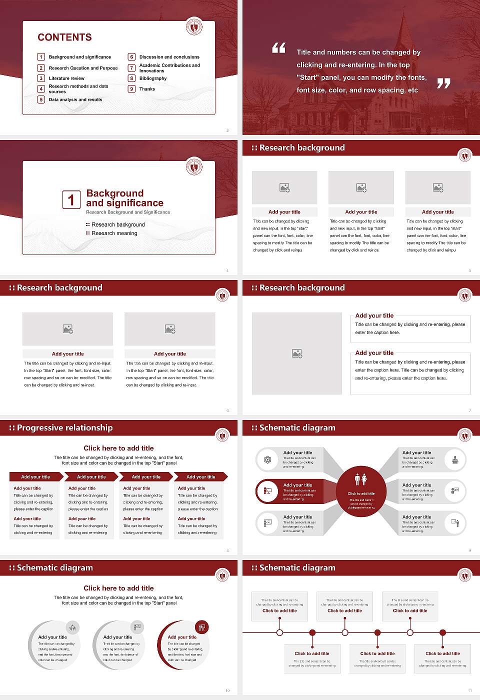 University of Massachusetts-Amherst Graduation Thesis Defense PPT Template16:9 ratio PPT effect preview image2