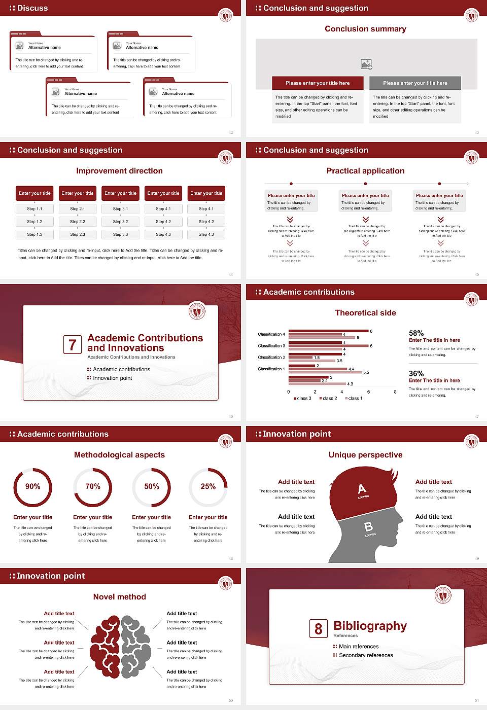 University of Massachusetts-Amherst Graduation Thesis Defense PPT Template16:9 ratio PPT effect preview image6