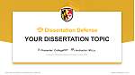 University of Maryland-Baltimore County Disputation Powerpoint Vorlage