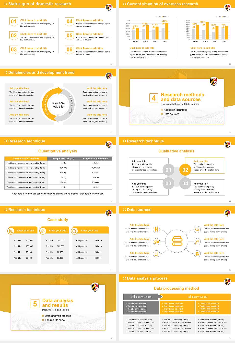 University of Maryland-Baltimore County Graduation Thesis Defense PPT Template16:9 ratio PPT effect preview image4