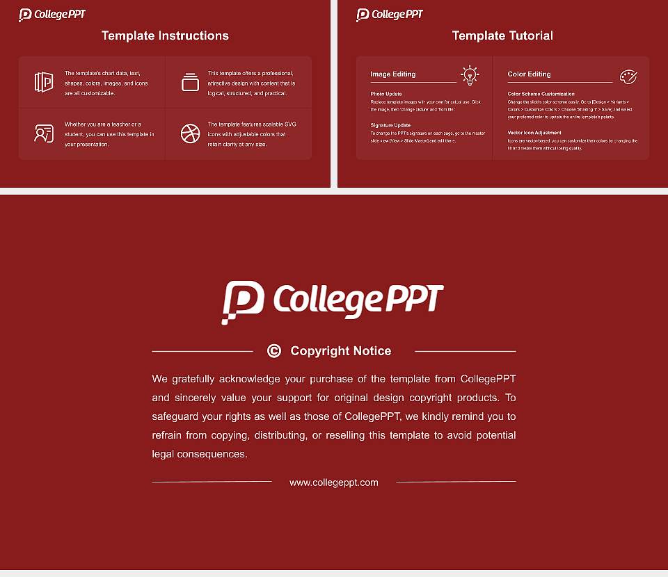 University of Massachusetts-Amherst Course/Courseware Creation PPT Template16:9 ratio PPT effect preview image5