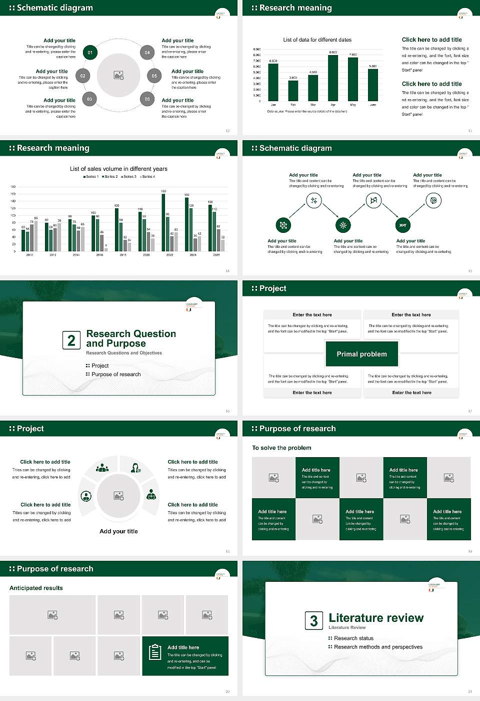 University of Miami Graduation Thesis Defense PPT Template16:9 ratio PPT effect preview image3