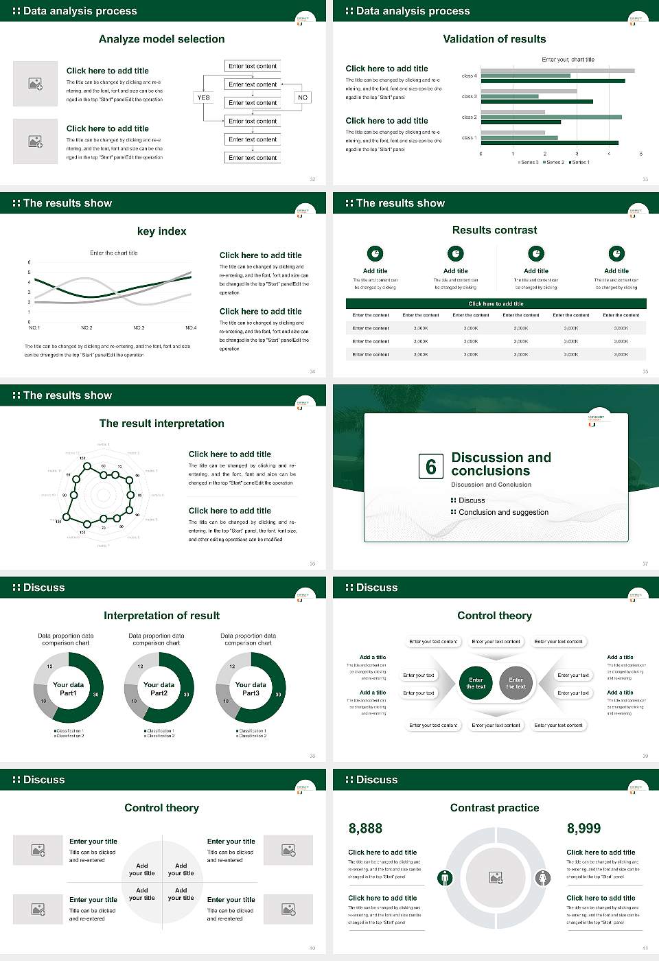 University of Miami Graduation Thesis Defense PPT Template16:9 ratio PPT effect preview image5